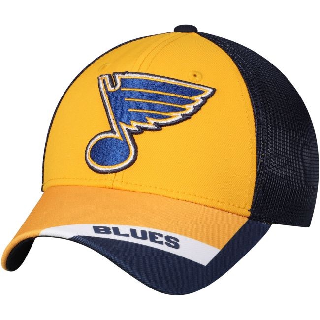 Kšiltovka adidas Sublimated Visor Meshback Flex Blues - St. Louis Blues NHL kšiltovky
