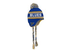 St. Louis Blues dětská zimní čepice Jacquard Tassel