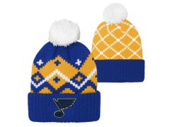 St. Louis Blues dětská zimní čepice Patchwork Cuffed Knit