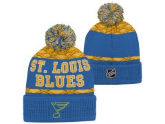 St. Louis Blues dětská zimní čepice Puck Pattern Cuffed Pom