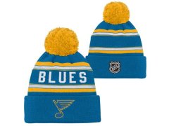St. Louis Blues dětská zimní čepice Jacquard Cuffed Knit With Pom