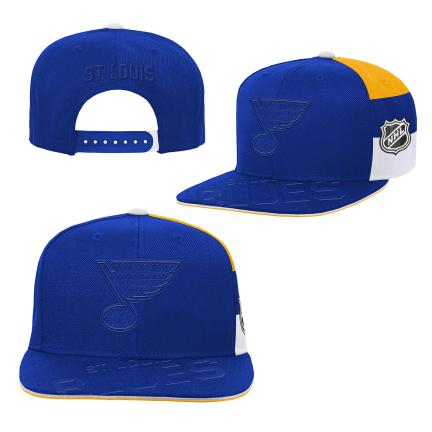 St. Louis Blues dětská čepice flat kšiltovka Faceoff Structured - St. Louis Blues dětské oblečení