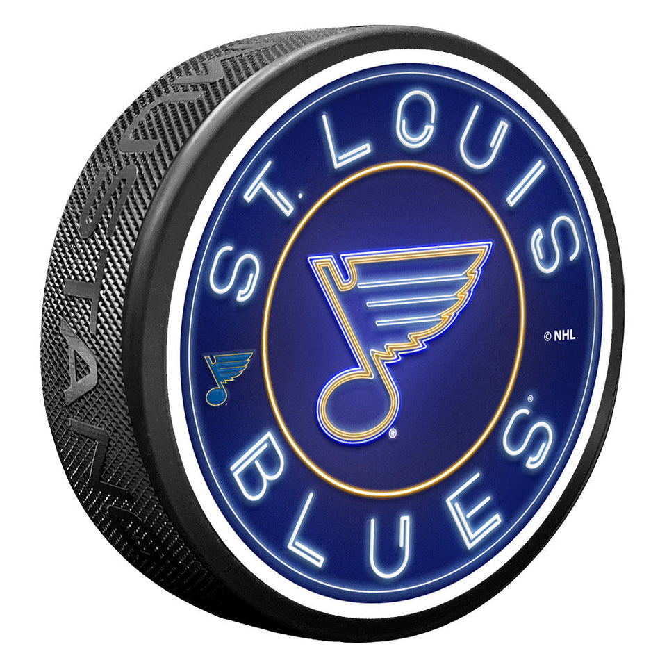 St. Louis Blues puk Neon - St. Louis Blues hokejové vybavení