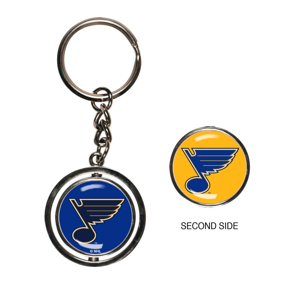St. Louis Blues přívěšek na klíče Spinner - St. Louis Blues klíčenky, náramky, šperky