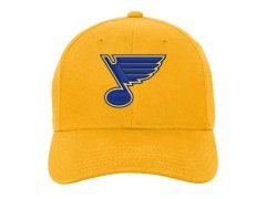St. Louis Blues dětská čepice flat kšiltovka Unstructured Slouch Trucker yellow