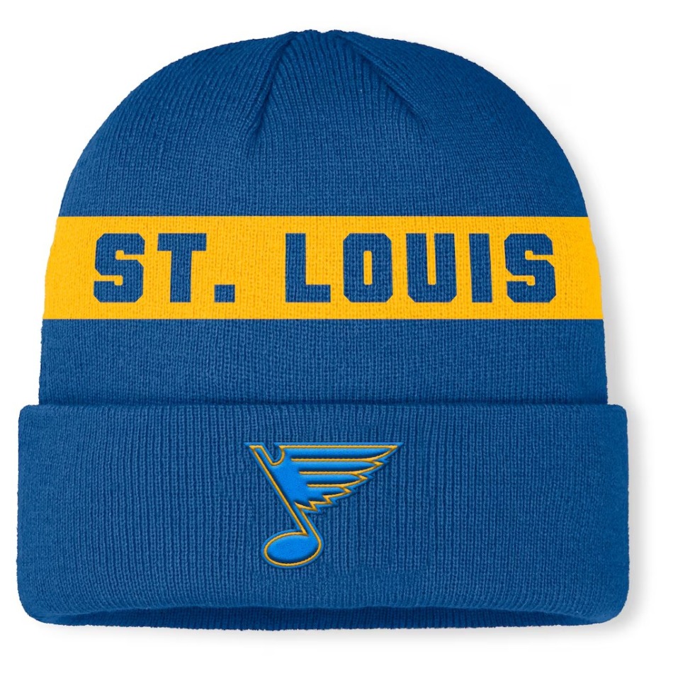 St. Louis Blues čepice NHL Authentic Pro A/Cap Cuffed Beanie - St. Louis Blues kšiltovky, čepice, rukavice