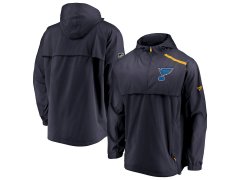 St. Louis Blues pánská bunda s kapucí Authentic Pro Rinkside Anorak 1/4-Zip