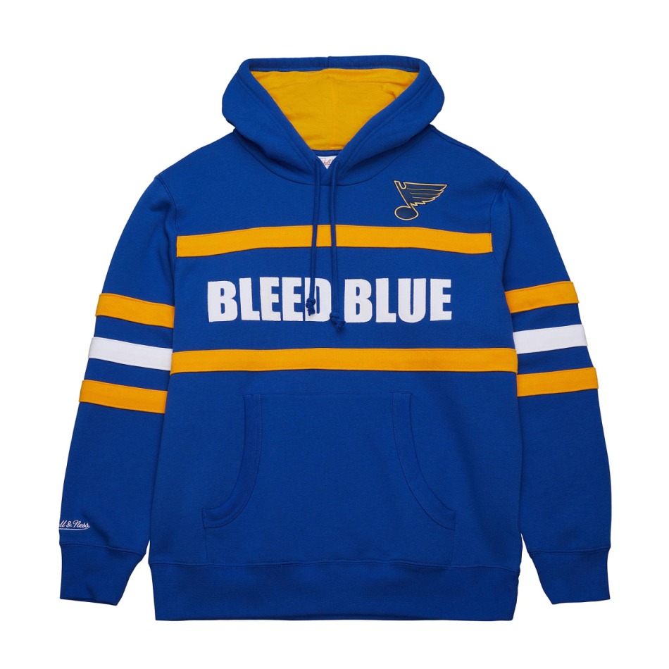 St. Louis Blues pánská mikina s&nbsp;kapucí Head Coach Hoodie Current Logo - St. Louis Blues mikiny, bundy, kalhoty