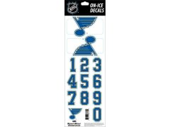 St. Louis Blues samolepky na helmu Decals
