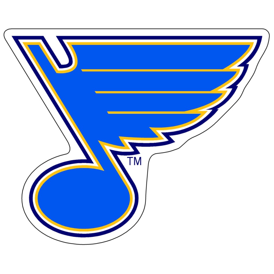 St. Louis Blues magnetka Akryl Primary Logo - St. Louis Blues ostatní suvenýry