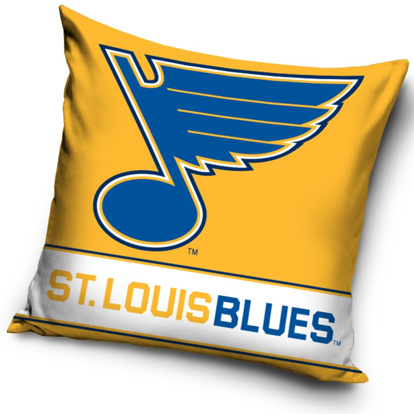 St. Louis Blues polštářek logo - St. Louis Blues povlečení, ručníky, deky