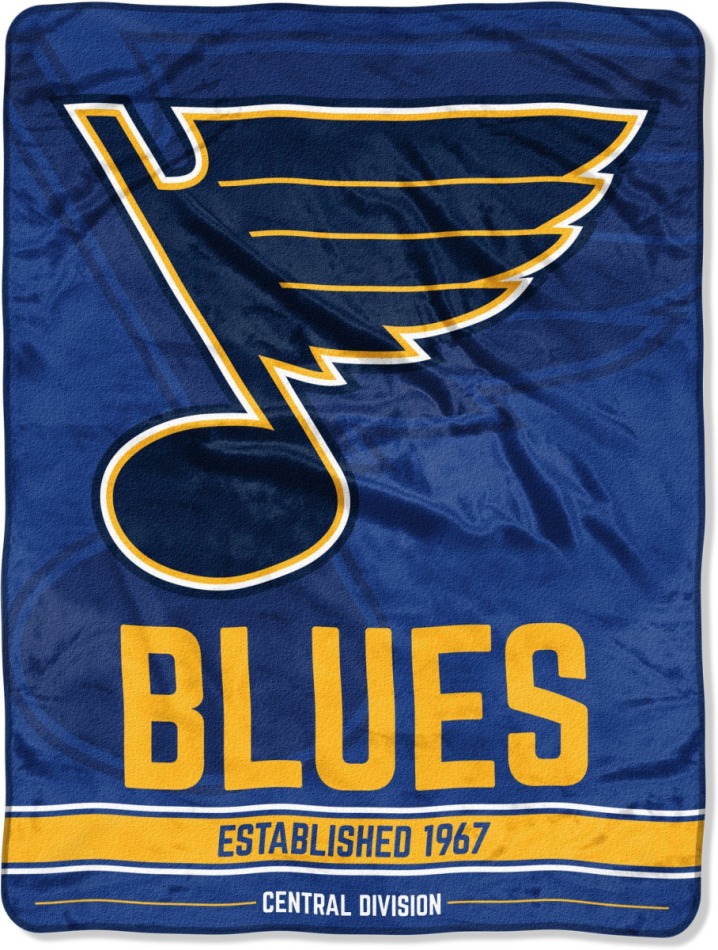 St. Louis Blues deka Plush Micro Throw Logo - St. Louis Blues povlečení, ručníky, deky