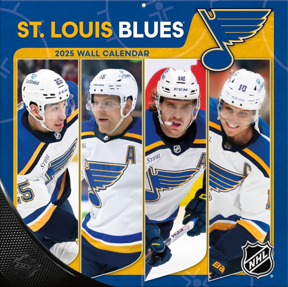 St. Louis Blues kalendář 2025 Wall Calendar - St. Louis Blues vlajky, plakáty
