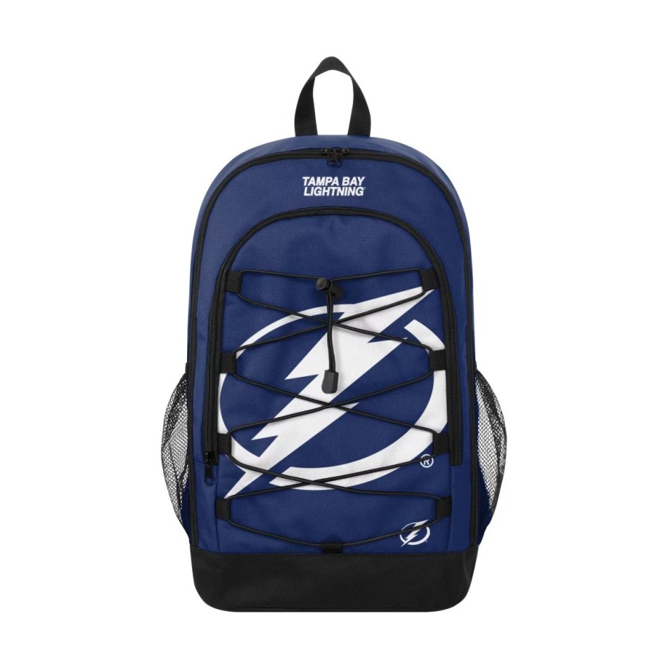 Tampa Bay Lightning batoh na záda FOCO Big Logo Bungee Backpack - Tampa Bay Lightning batohy, tašky, vaky