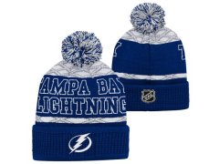 Tampa Bay Lightning dětská zimní čepice Puck Pattern Cuffed Pom