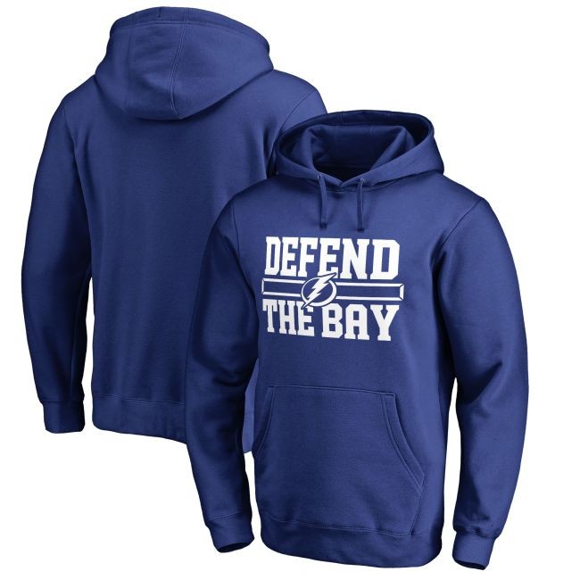 Mikina Hometown Collection Defend Pullover Hoodie Lightning - Tampa Bay Lightning Mikiny