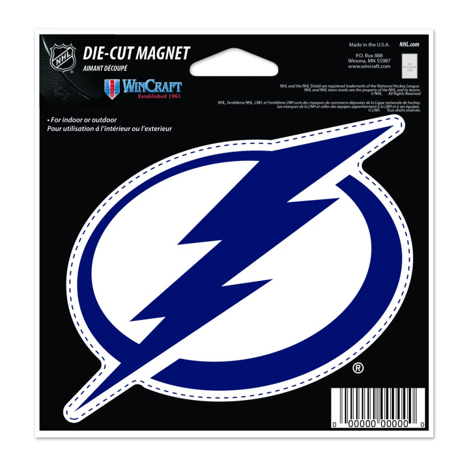 Tampa Bay Lightning magnetka Die Cut - Tampa Bay Lightning ostatní suvenýry
