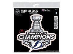 Tampa Bay Lightning samolepka 2021 Stanley Cup Champions 6´´ x 6´´ Repositionable Decal