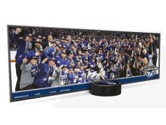 Tampa Bay Lightning obrázek v&nbsp;rámečku 2021 Stanley Cup Champions Deco plaque