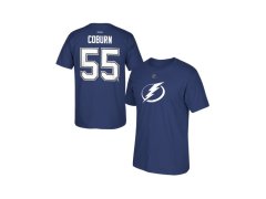 Tampa Bay Lightning pánské tričko NHL Braydon Coburn #55 Name & Number