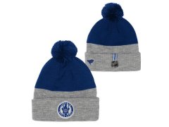 Toronto Maple Leafs dětská zimní čepice Draft Cuffed Beanie With Pom