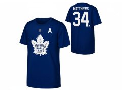 Toronto Maple Leafs dětské tričko Auston Matthews Flat Captains N&N Ctn Tee