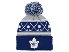 Toronto Maple Leafs dětská zimní čepice NHL Face-Off Cuff Pom