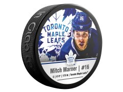 Toronto Maple Leafs puk Mitch Marner #16 NHLPA