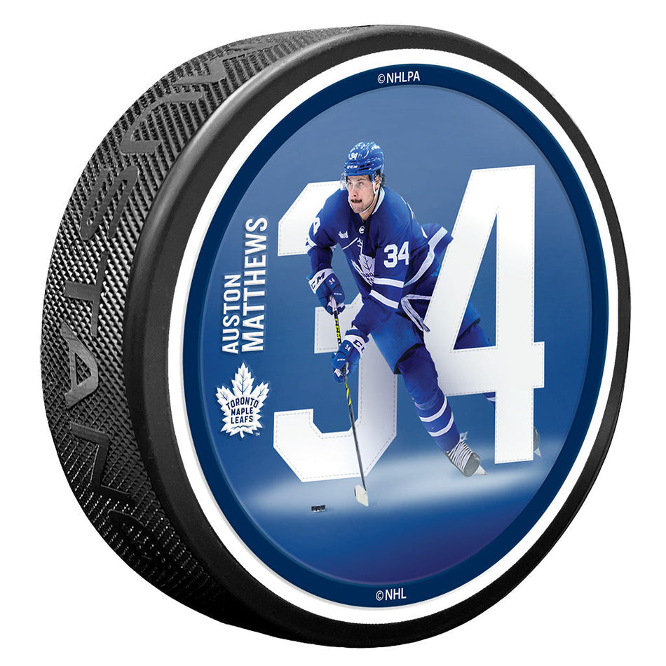 Toronto Maple Leafs puk Breakout Series - Auston Matthews - Toronto Maple Leafs hokejové vybavení
