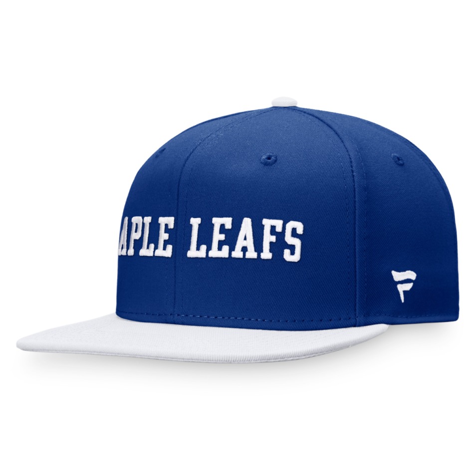 Toronto Maple Leafs čepice flat kšiltovka Iconic Color Blocked Snapback BW - Toronto Maple Leafs kšiltovky, čepice, rukavice