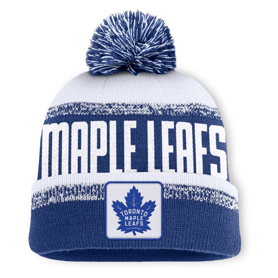Toronto Maple Leafs zimní čepice Thrive Cuffed Pom - Toronto Maple Leafs kšiltovky, čepice, rukavice