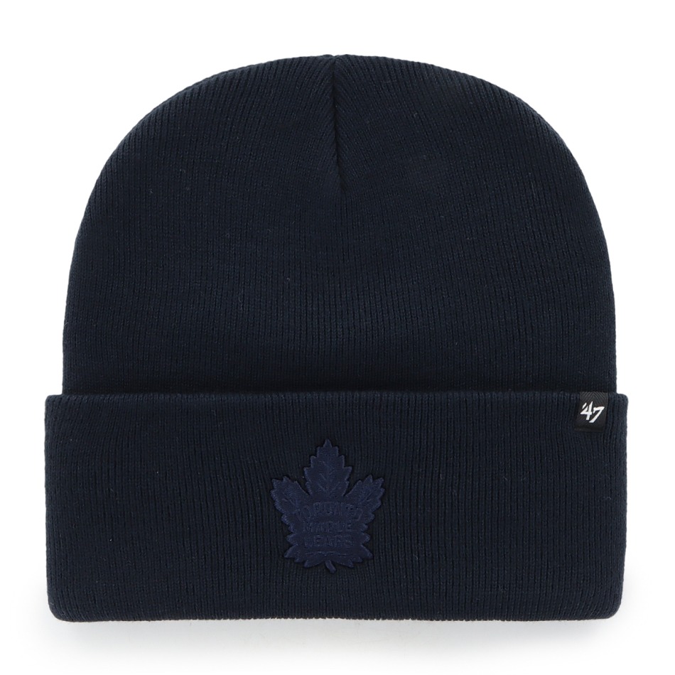 Toronto Maple Leafs zimní čepice Haymaker 47 Cuff Knit Navy - Toronto Maple Leafs kšiltovky, čepice, rukavice