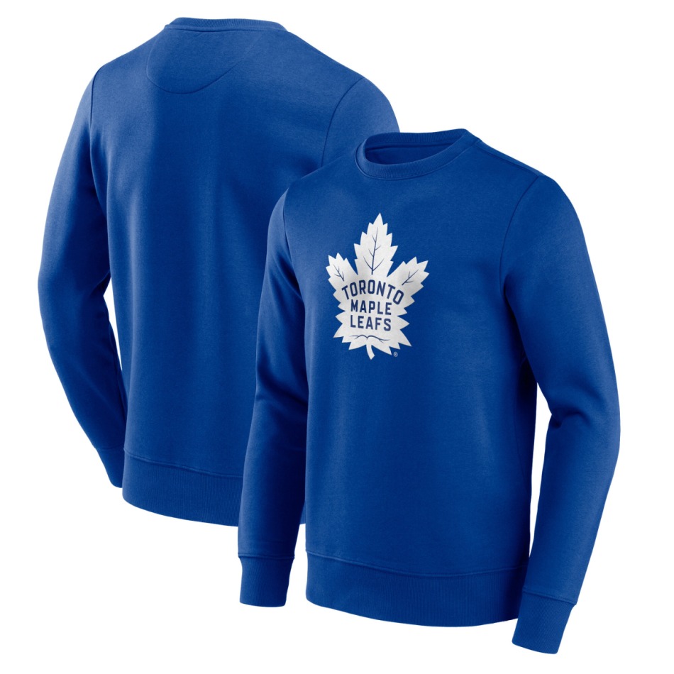 Toronto Maple Leafs pánská mikina Primary Logo Graphic Crew Sweatshirt - VALUE - Toronto Maple Leafs mikiny, bundy, kalhoty