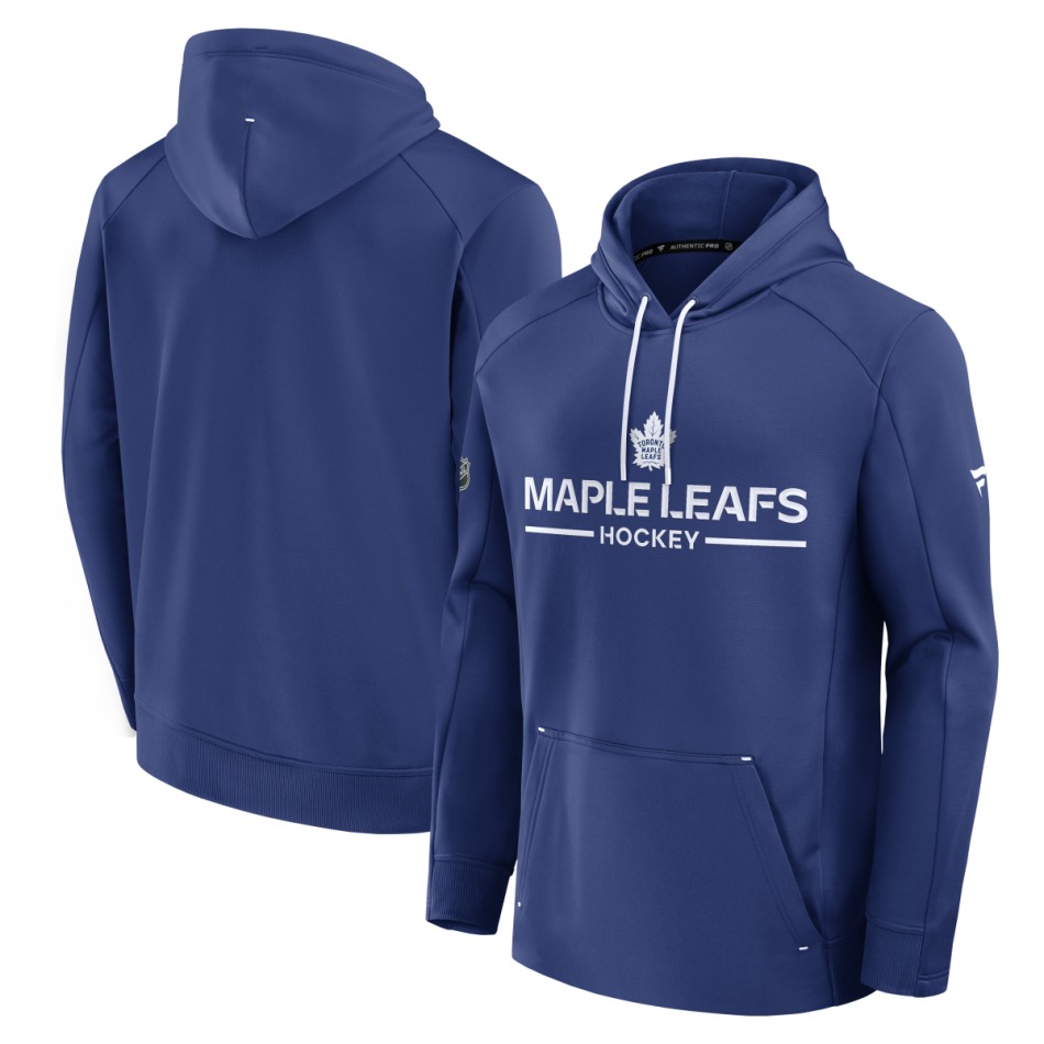 Toronto Maple Leafs pánská mikina s&nbsp;kapucí Authentic Pro Rink Poly Fleece POH - Toronto Maple Leafs mikiny, bundy, kalhoty