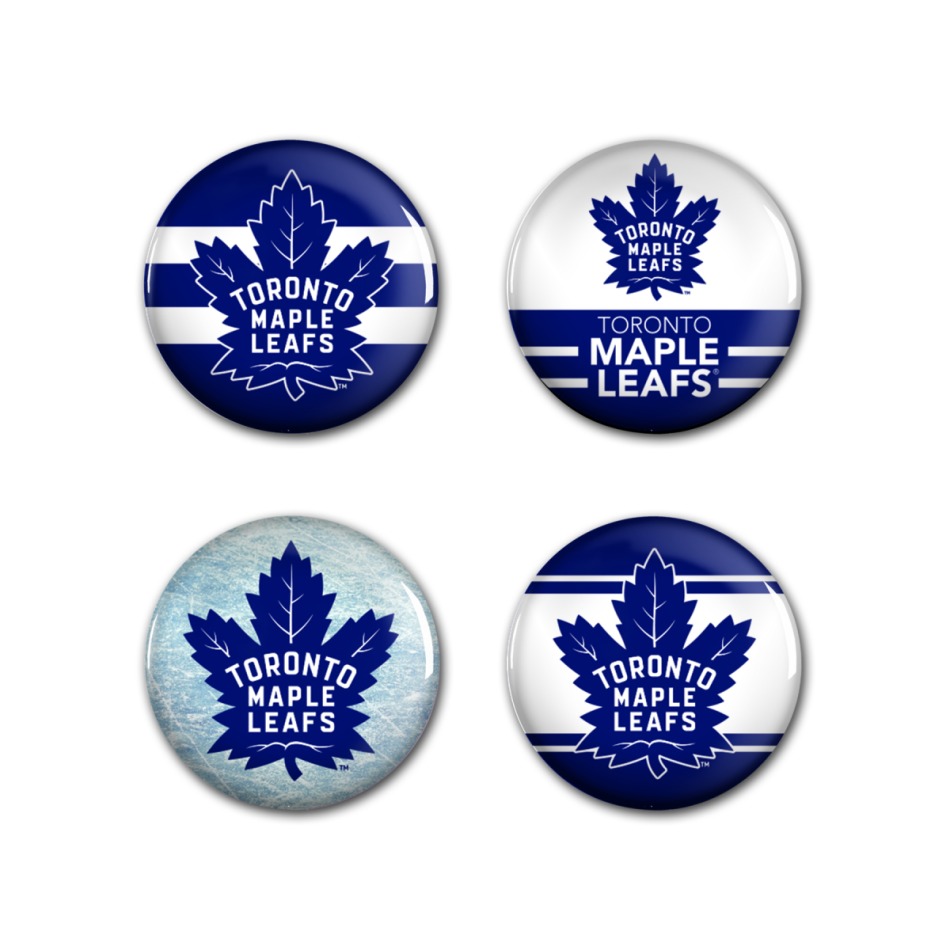Toronto Maple Leafs placka Button 4 Pack - Toronto Maple Leafs ostatní suvenýry