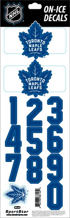 Toronto Maple Leafs samolepky na helmu Decals - Toronto Maple Leafs ostatní suvenýry