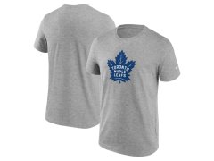 Toronto Maple Leafs pánské tričko Primary Logo Graphic Sport Gray Heather