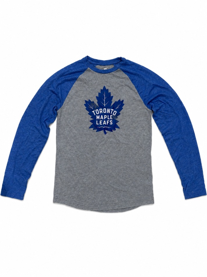 Pánské tričko Toronto Maple Leafs NHL Triblend Long Sleeve Shirt