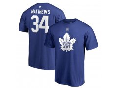 Dětské Tričko 34 Auston Matthews Stack Logo Name & Number Leafs