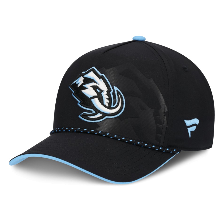 Utah Hockey Club čepice baseballová kšiltovka NHL Fanatics Black On Stage Podium Draft A-Frame Adjustable