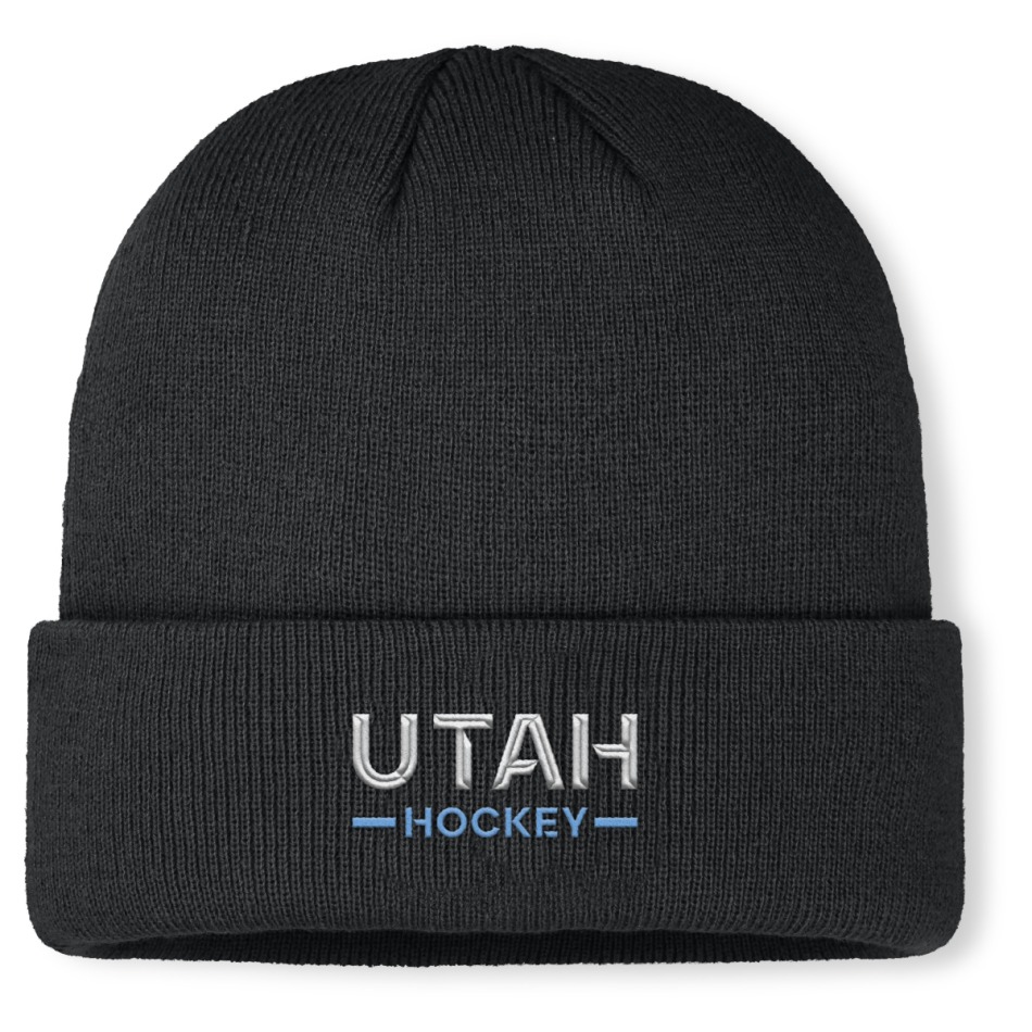 Utah Hockey Club zimní čepice Authentic Pro A/Cap Cuffed Beanie - Utah Hockey Club kšiltovky, čepice, rukavice