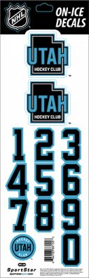 Utah Hockey Club samolepky na helmu Decals - Utah Hockey Club vlajky, plakáty