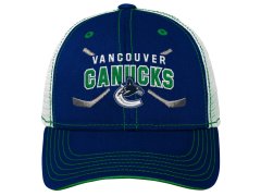 Vancouver Canucks dětská čepice baseballová kšiltovka Lockup Meshback Adjustable