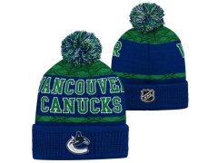 Vancouver Canucks dětská zimní čepice Puck Pattern Cuffed Pom