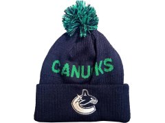 Dětská zimní čepice Vancouver Canucks NHL Cufed Knit With Pom