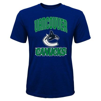 Vancouver Canucks dětské tričko All Time Great Triblend navy - Vancouver Canucks dětské oblečení