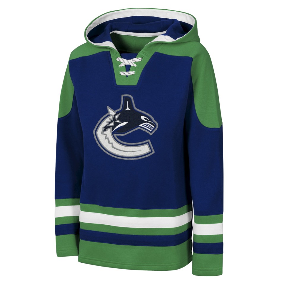 Vancouver Canucks dětská mikina s&nbsp;kapucí NHL Ageless Must Have – Home Pullover - Vancouver Canucks dětské oblečení
