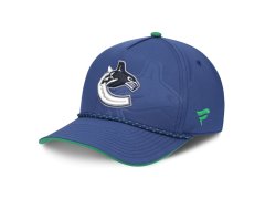 Vancouver Canucks čepice baseballová kšiltovka NHL Fanatics Blue On Stage Podium Draft A-Frame