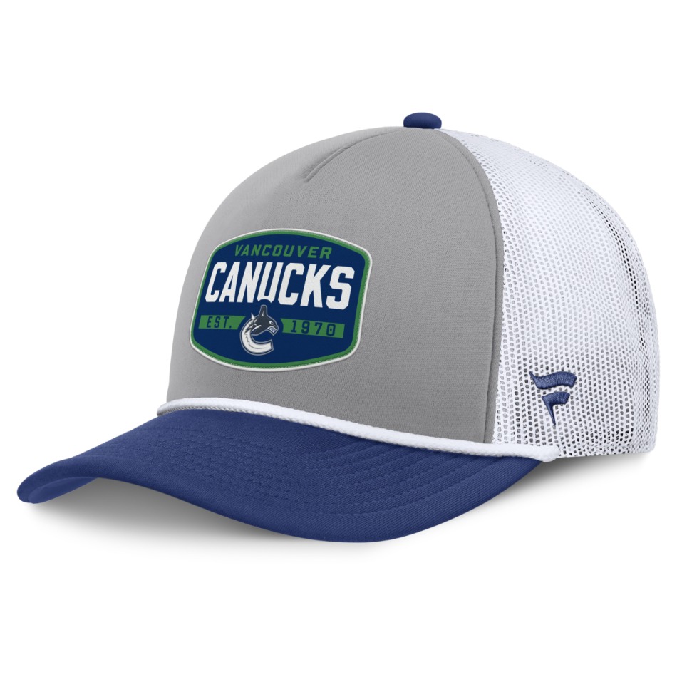 Vancouver Canucks čepice baseballová kšiltovka Course Adjustable Foam Front A-Frame Meshaback - Vancouver Canucks kšiltovky, čepice, rukavice