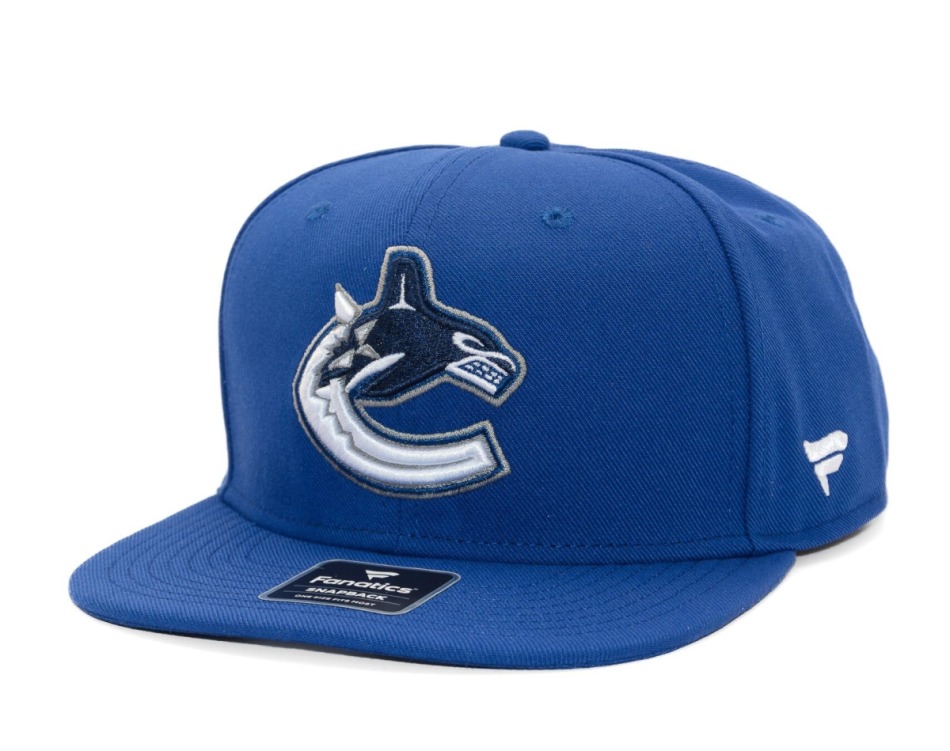 Vancouver Canucks čepice flat kšiltovka A/CAP Structured Mid Crown Adjujtable Square Visor Snapback - Vancouver Canucks kšiltovky, čepice, rukavice